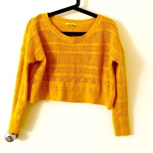 Wool blend Cropped sweater